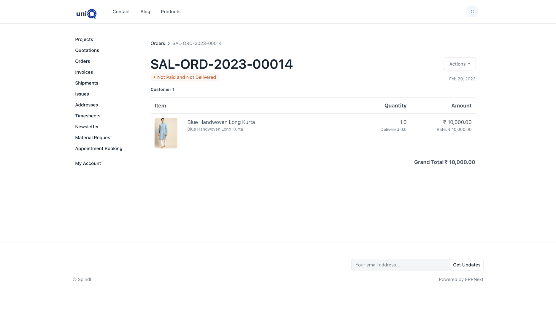 Customer Access