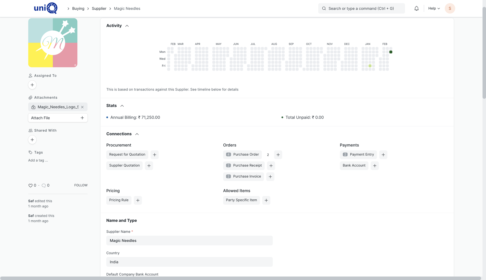 Vendor Management